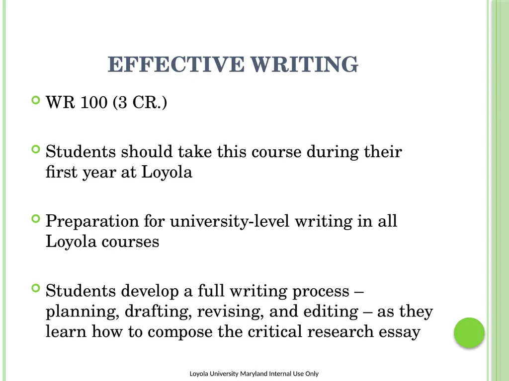 The Liberal arts core at Loyola University - slide 4 of 19