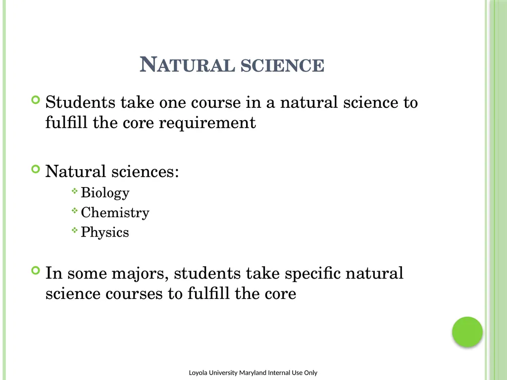 The Liberal arts core at Loyola University - slide 12 of 19