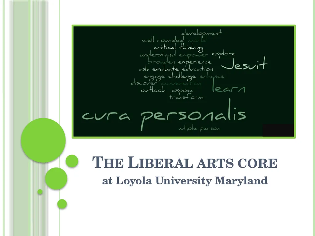 The Liberal arts core at Loyola University - slide 1 of 19