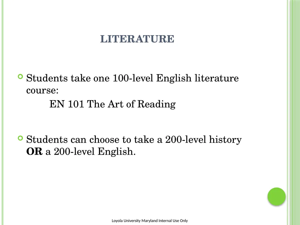 The Liberal arts core at Loyola University - slide 6 of 19