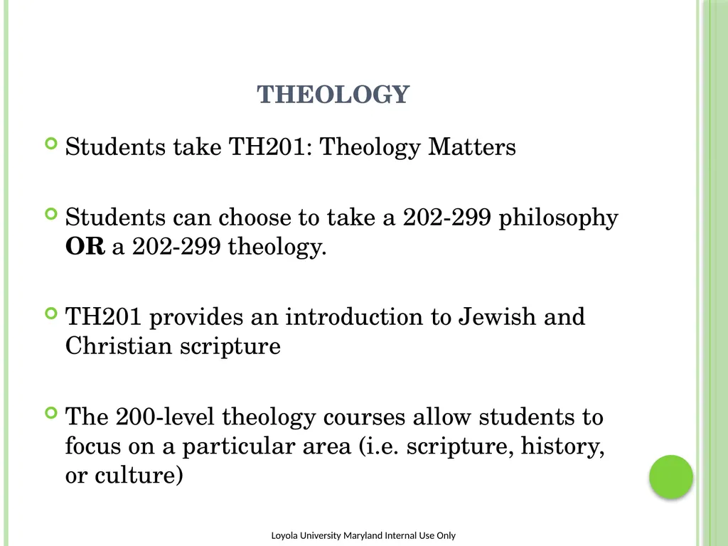 The Liberal arts core at Loyola University - slide 16 of 19