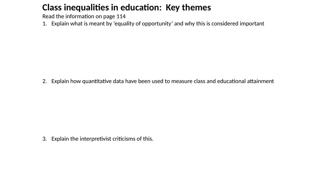 Differential educational attainment: Educational - slide 8 of 53