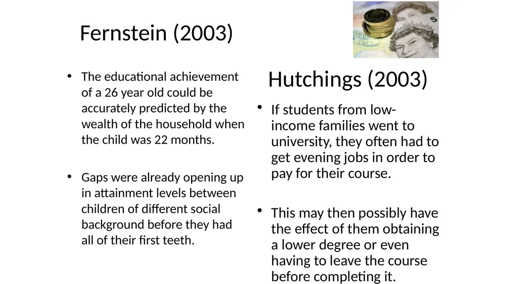 Differential educational attainment: Educational - slide 19 of 53