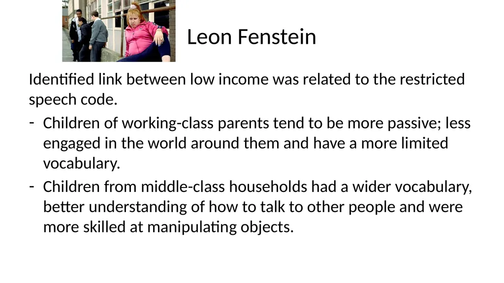 Differential educational attainment: Educational - slide 34 of 53