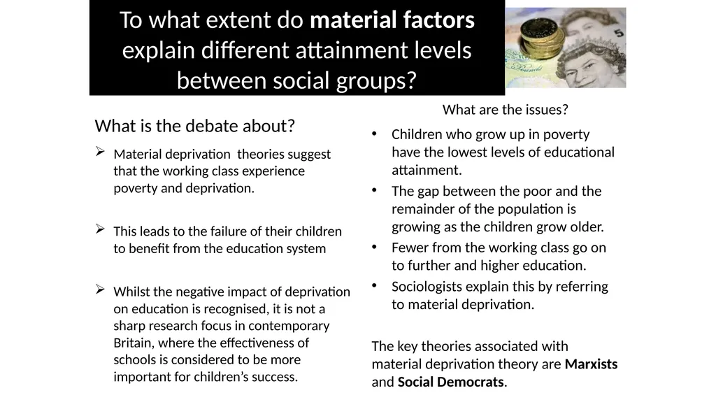 Differential educational attainment: Educational - slide 13 of 53