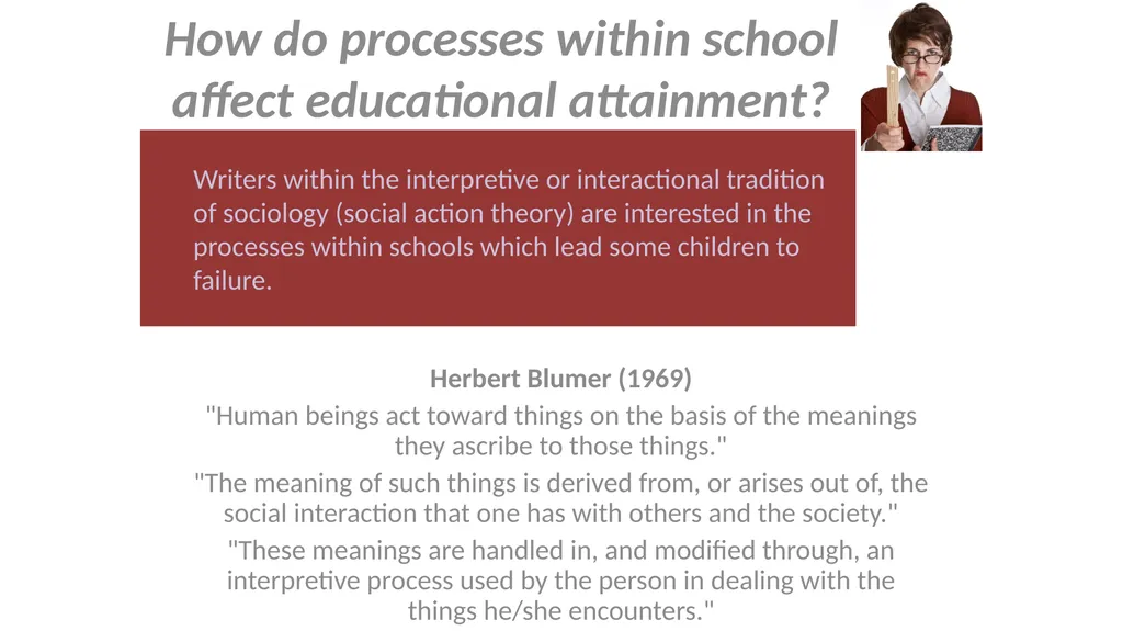 Differential educational attainment: Educational - slide 46 of 53