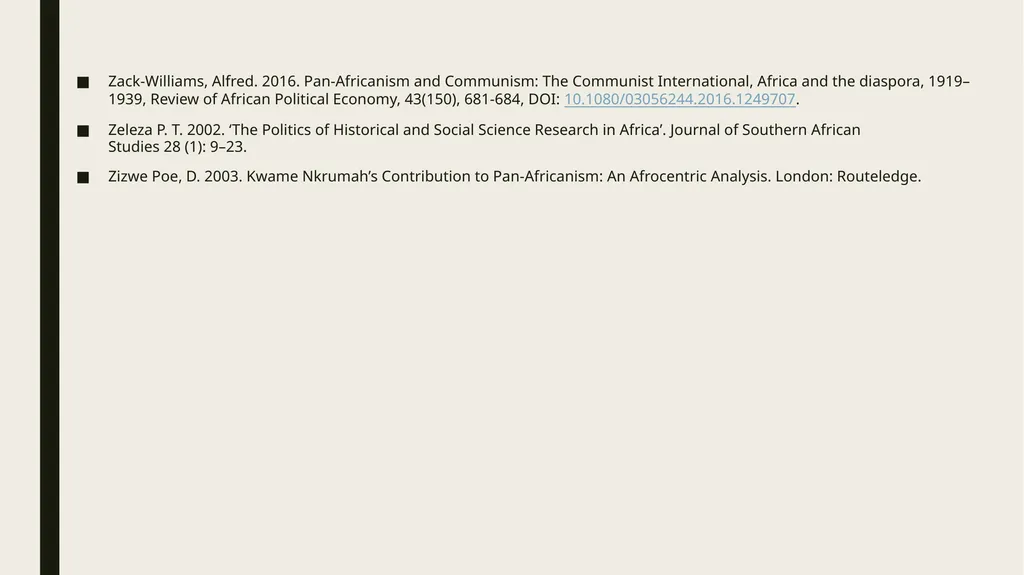 Linguistic Pan-Africanism as a Global Future: - slide 72 of 72