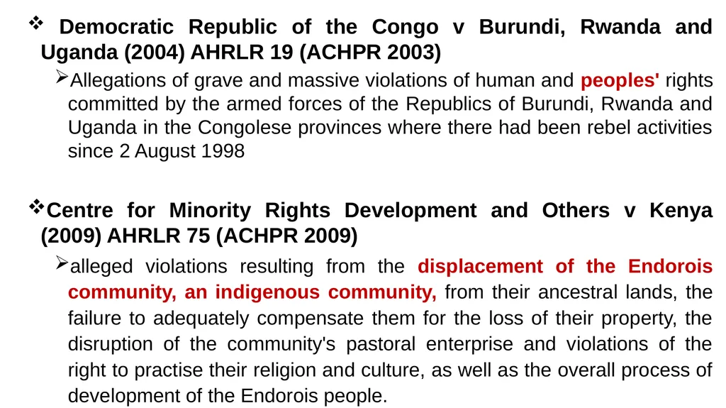 Africa and the Right to Development A Presentation - slide 10 of 29