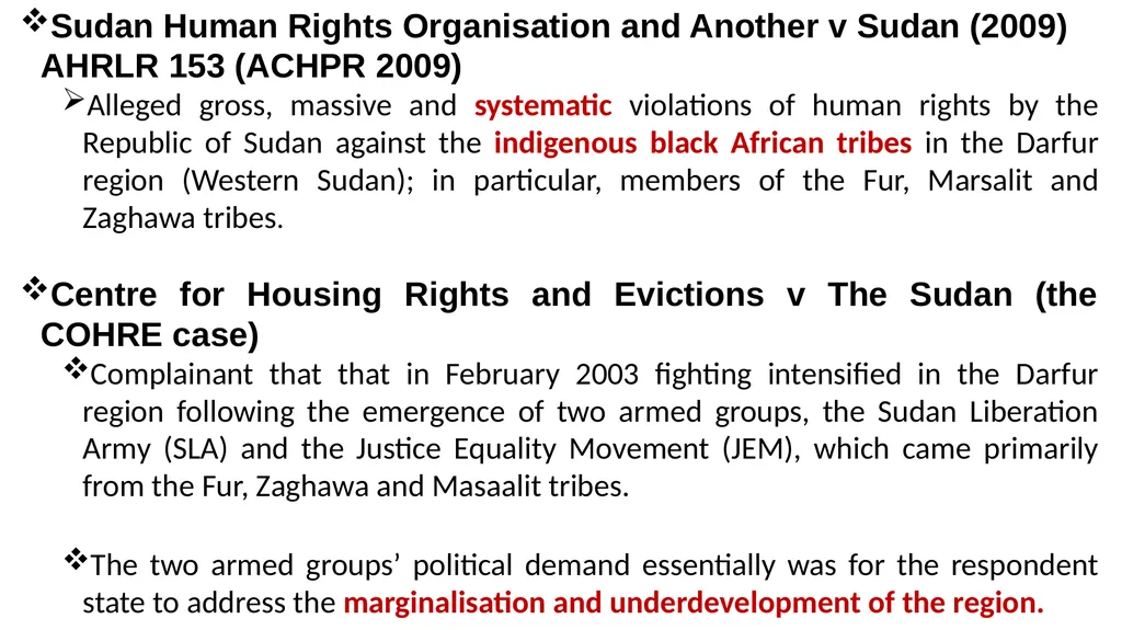 Africa and the Right to Development A Presentation - slide 11 of 29