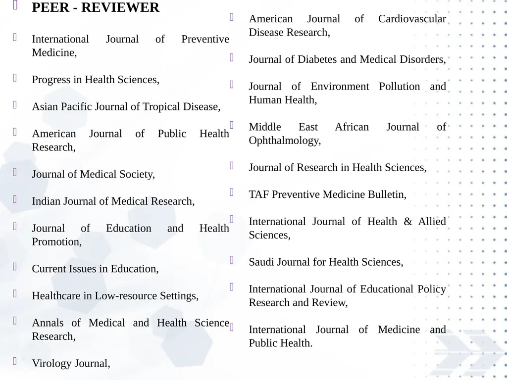 Saurabh Shrivastava MD, PGDHHM, DHRM, FCS is a - slide 33 of 37