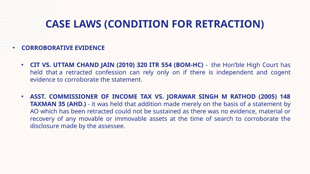 STATEMENT under the income tax act, 1961 Speaker : - slide 32 of 50