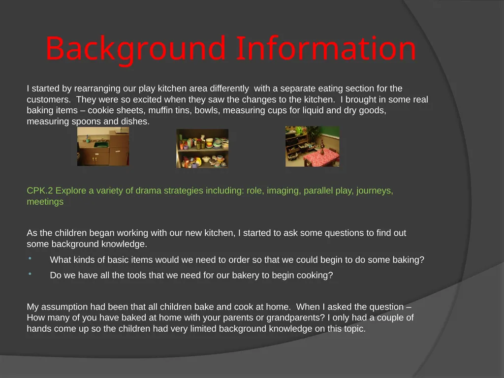 The Bakery Project Done by: Kerry Price - - slide 4 of 27