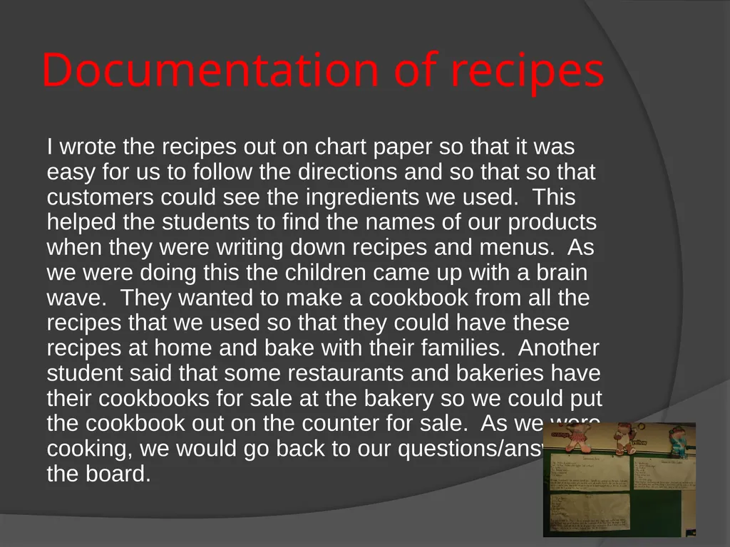 The Bakery Project Done by: Kerry Price - - slide 12 of 27