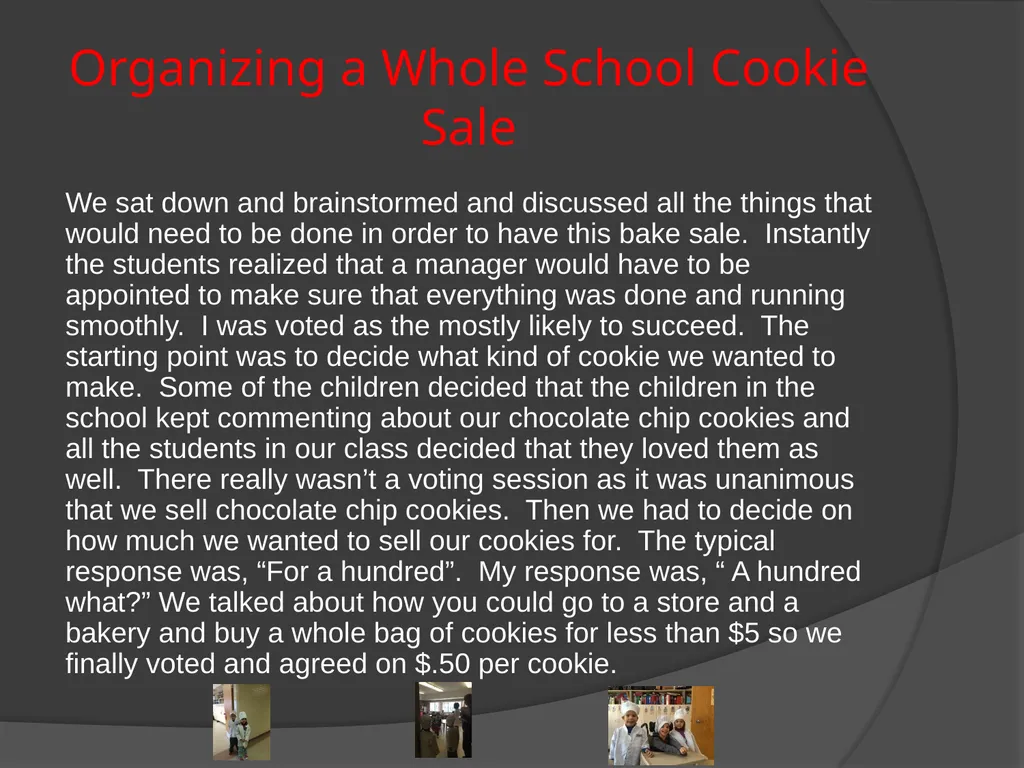 The Bakery Project Done by: Kerry Price - - slide 14 of 27