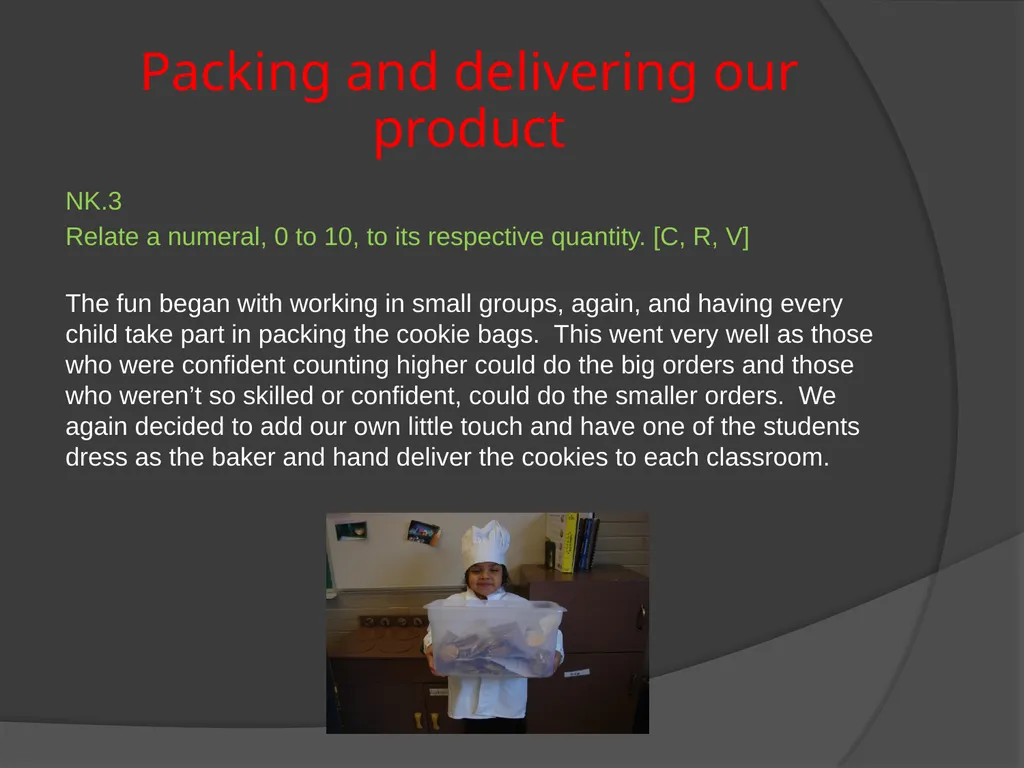 The Bakery Project Done by: Kerry Price - - slide 22 of 27
