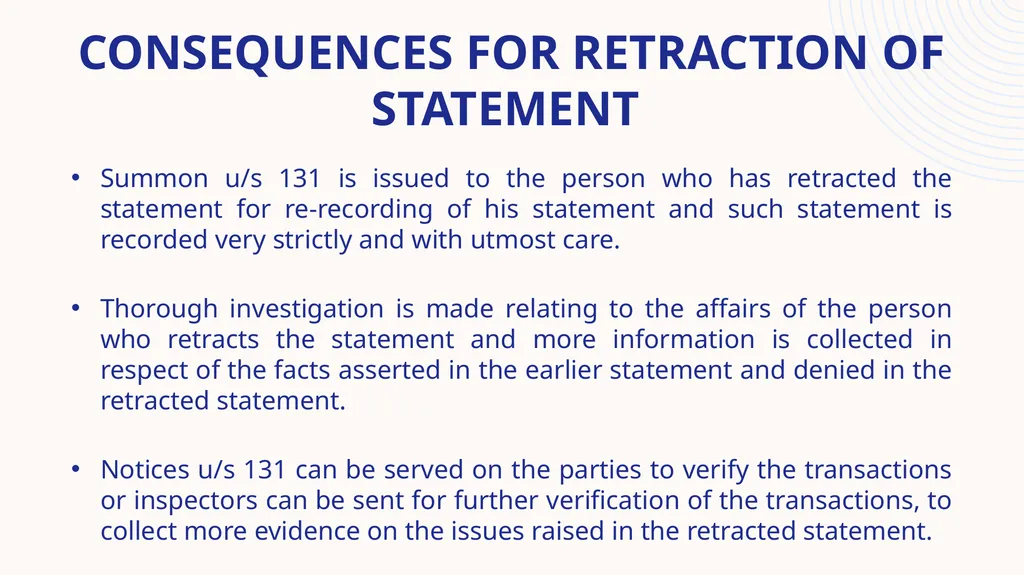 STATEMENT under the income tax act, 1961 Speaker : - slide 38 of 50