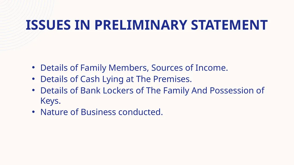 STATEMENT under the income tax act, 1961 Speaker : - slide 13 of 50