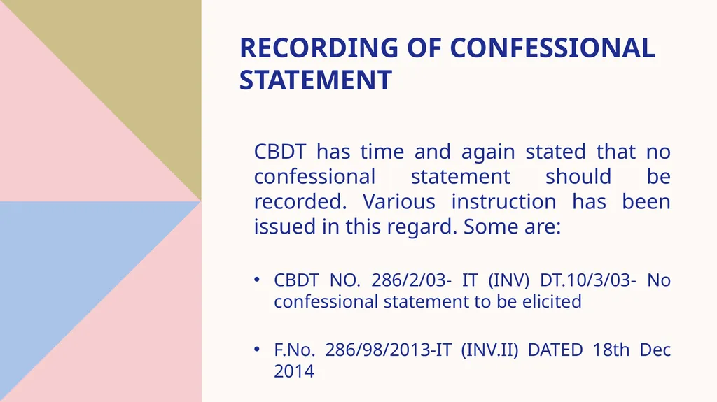 STATEMENT under the income tax act, 1961 Speaker : - slide 28 of 50