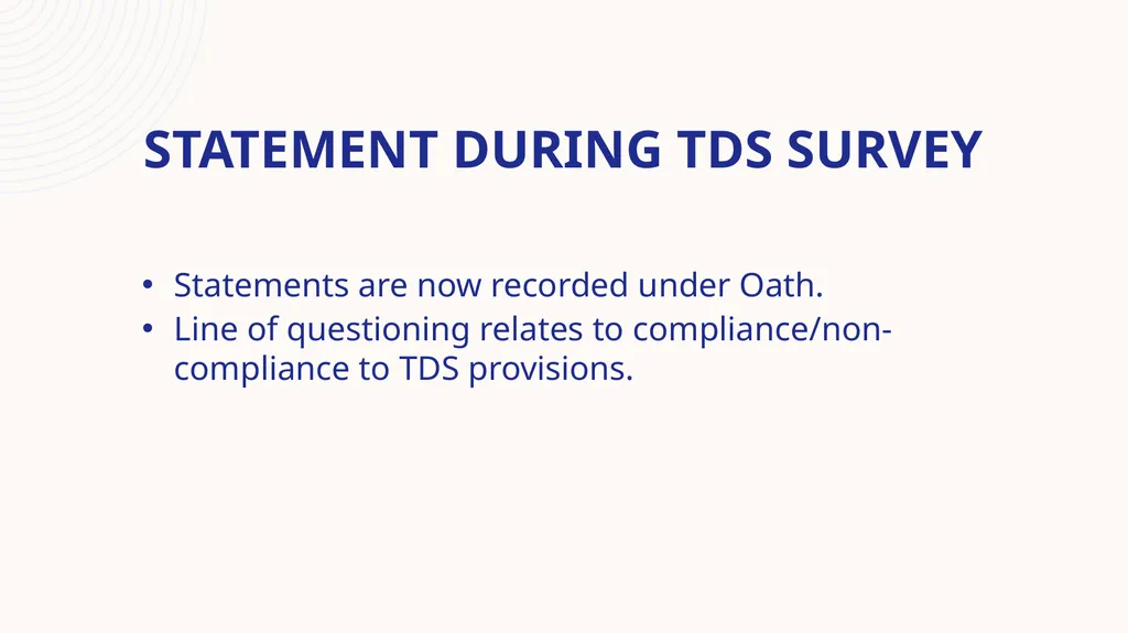STATEMENT under the income tax act, 1961 Speaker : - slide 20 of 50