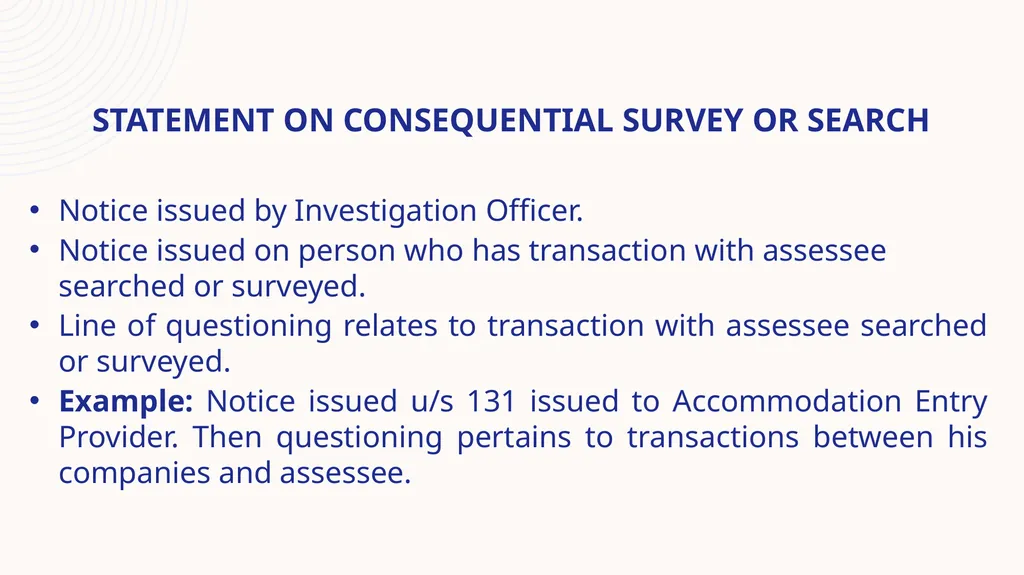 STATEMENT under the income tax act, 1961 Speaker : - slide 19 of 50