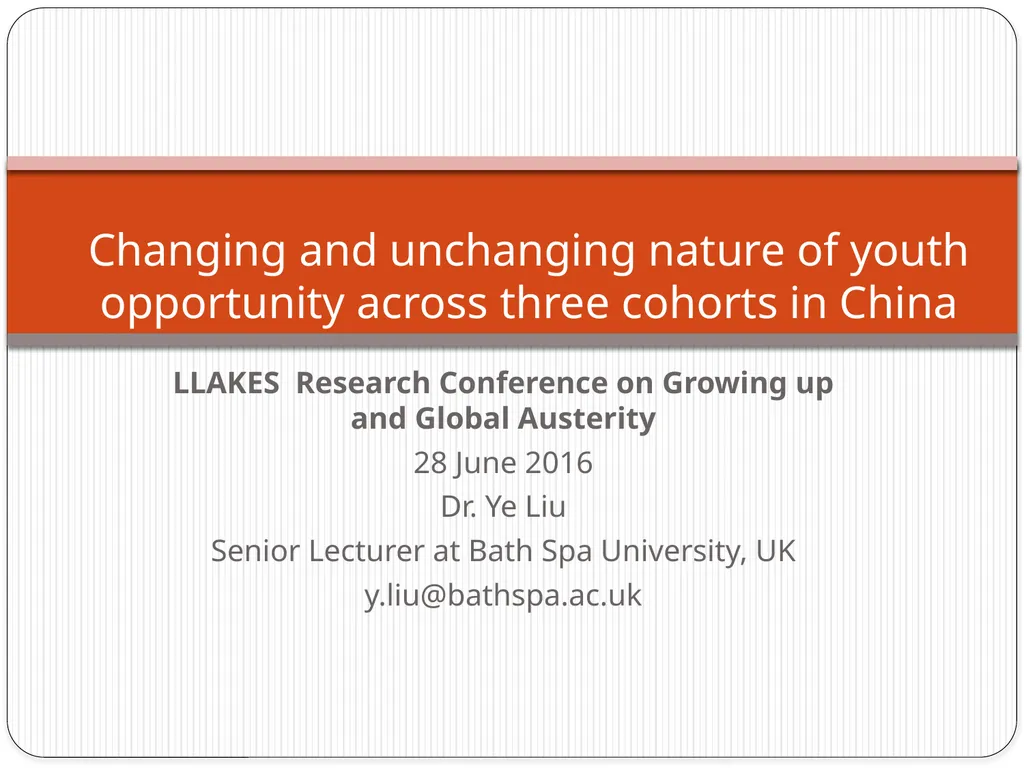LLAKES Research Conference on Growing up and