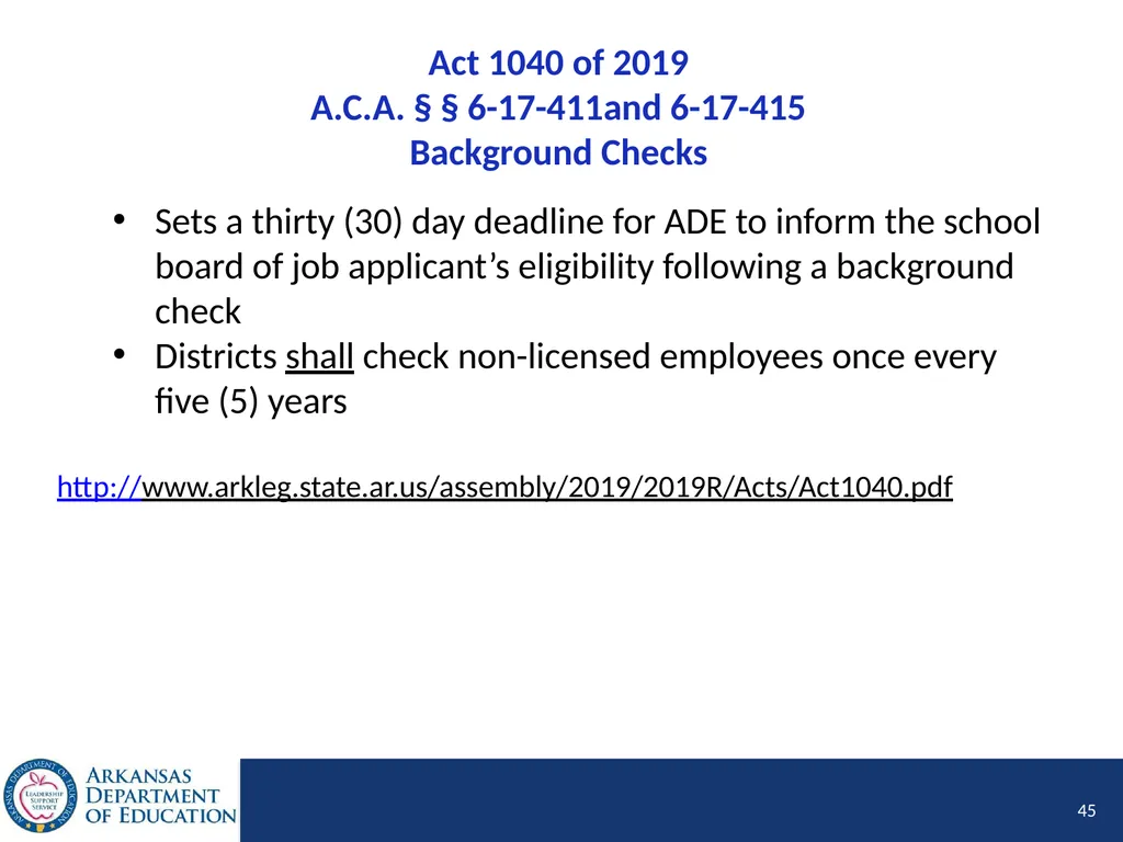 Tier I Annual Update Fiscal Year 2020 1 Tier I - slide 45 of 207