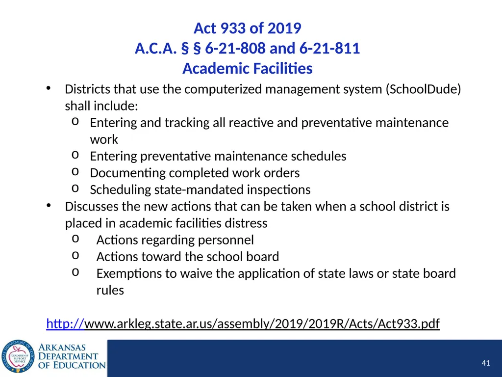 Tier I Annual Update Fiscal Year 2020 1 Tier I - slide 41 of 207