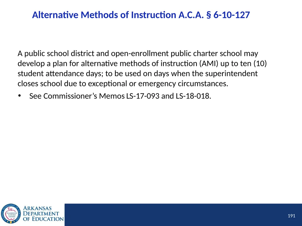 Tier I Annual Update Fiscal Year 2020 1 Tier I - slide 191 of 207