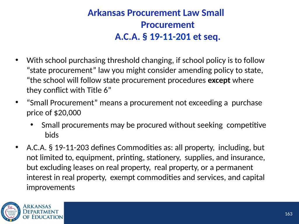Tier I Annual Update Fiscal Year 2020 1 Tier I - slide 163 of 207