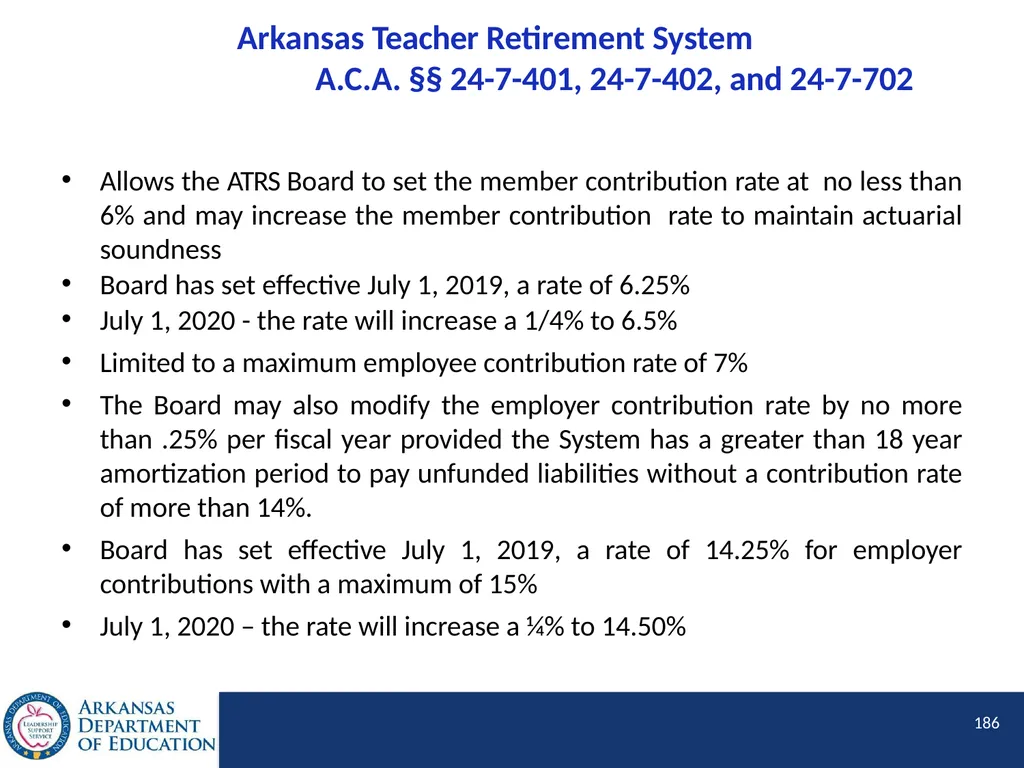 Tier I Annual Update Fiscal Year 2020 1 Tier I - slide 186 of 207