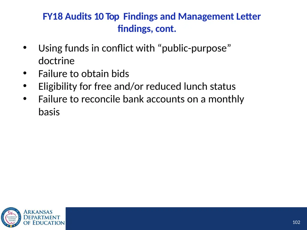 Tier I Annual Update Fiscal Year 2020 1 Tier I - slide 102 of 207