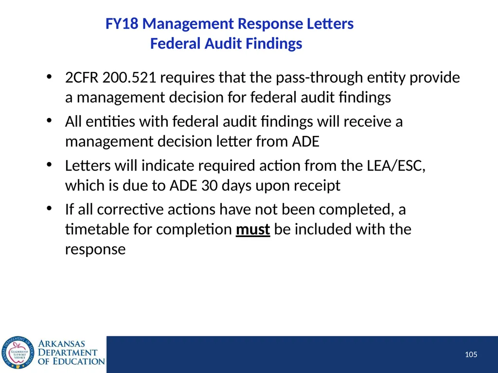 Tier I Annual Update Fiscal Year 2020 1 Tier I - slide 105 of 207