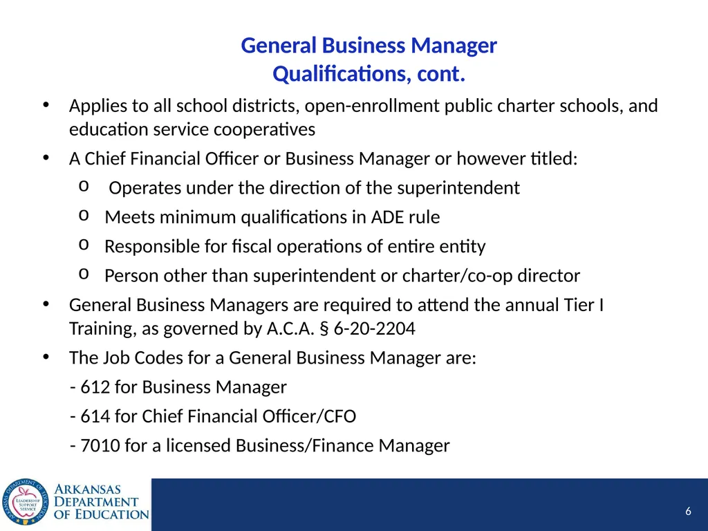 Tier I Annual Update Fiscal Year 2020 1 Tier I - slide 6 of 207