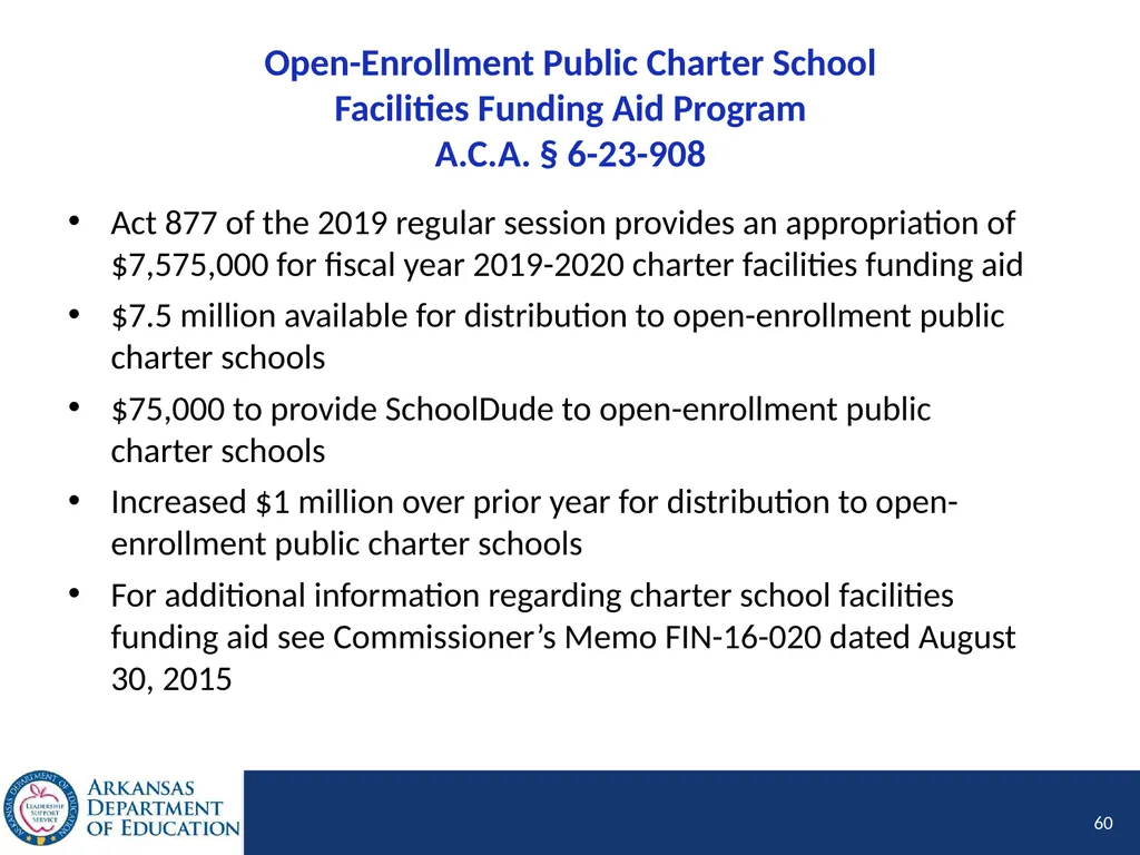 Tier I Annual Update Fiscal Year 2020 1 Tier I - slide 60 of 207