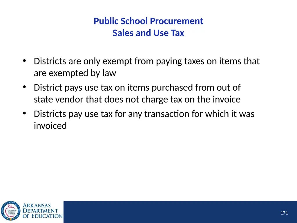 Tier I Annual Update Fiscal Year 2020 1 Tier I - slide 171 of 207