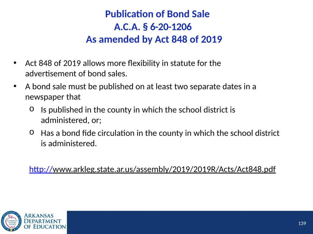 Tier I Annual Update Fiscal Year 2020 1 Tier I - slide 139 of 207