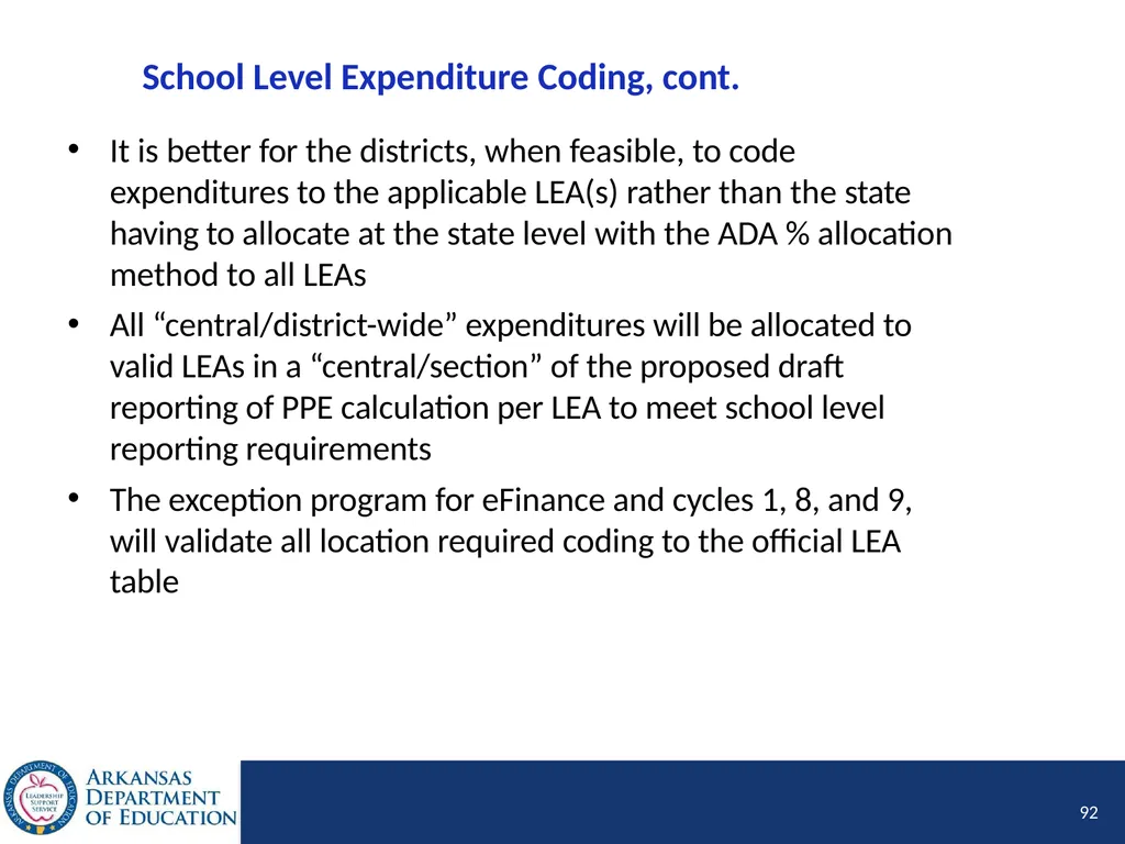 Tier I Annual Update Fiscal Year 2020 1 Tier I - slide 92 of 207