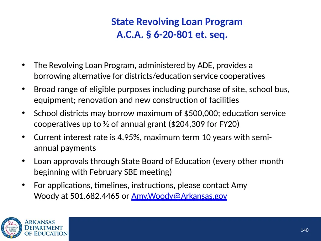 Tier I Annual Update Fiscal Year 2020 1 Tier I - slide 140 of 207