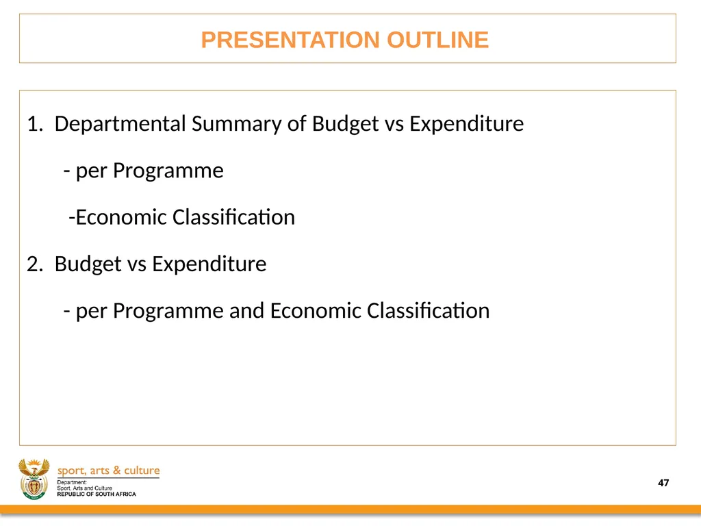 2020/21 annual REPORT PRESENTED BY: - slide 47 of 78