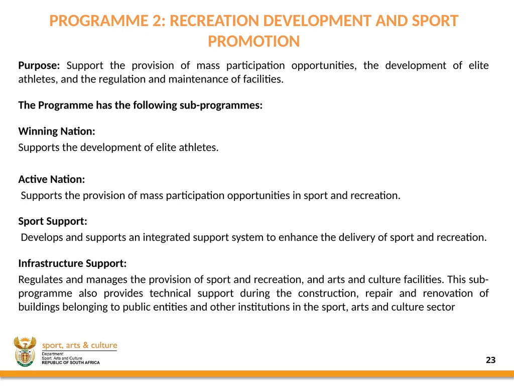 2020/21 annual REPORT PRESENTED BY: - slide 23 of 78
