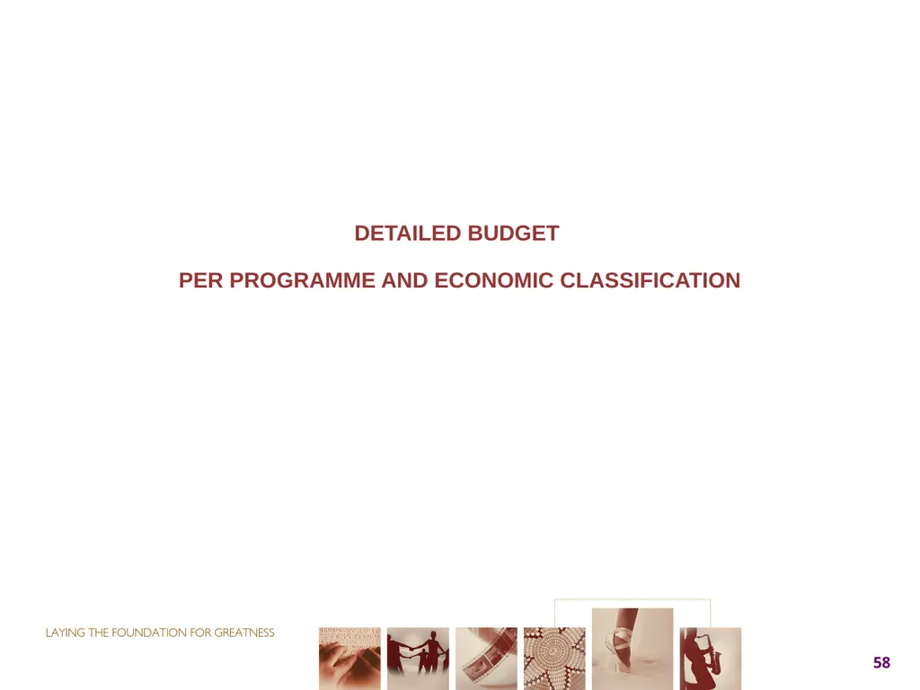 2017-18 ANNUAL PERFORMANCE PLAN Presentation to - slide 58 of 74