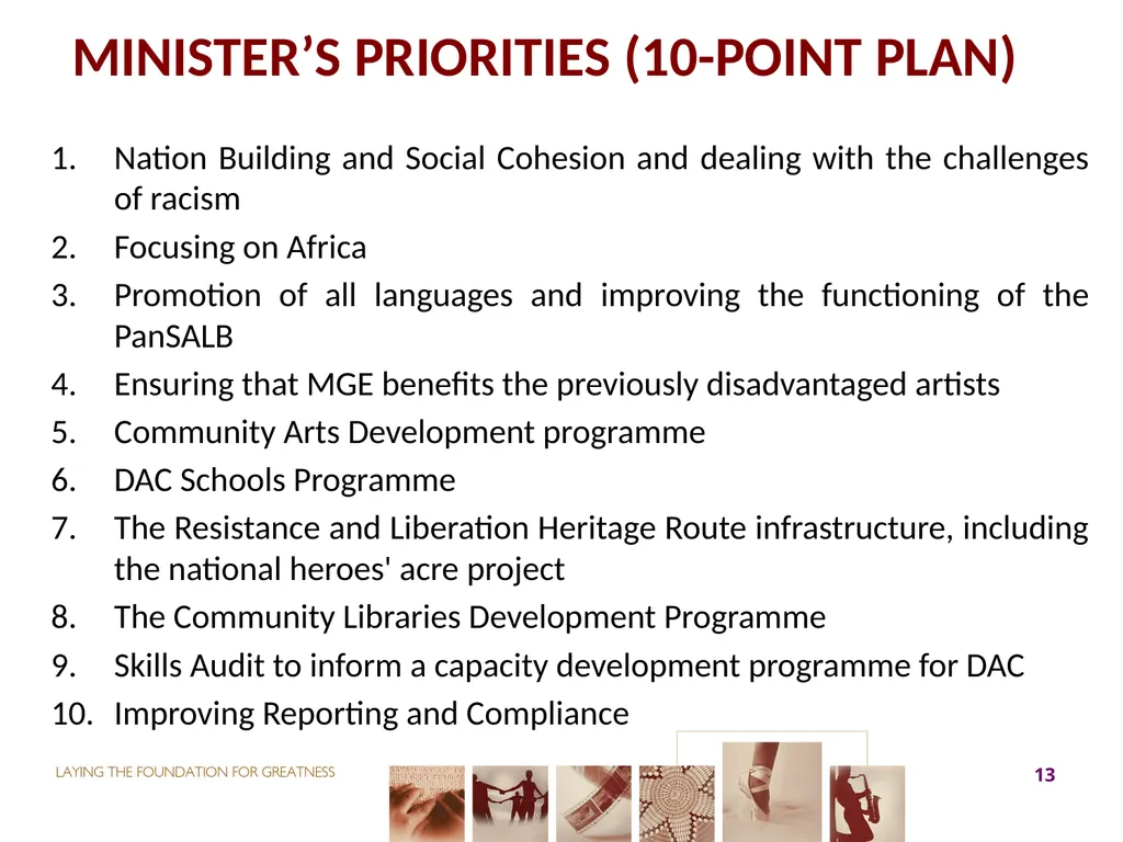 2017-18 ANNUAL PERFORMANCE PLAN Presentation to - slide 13 of 74