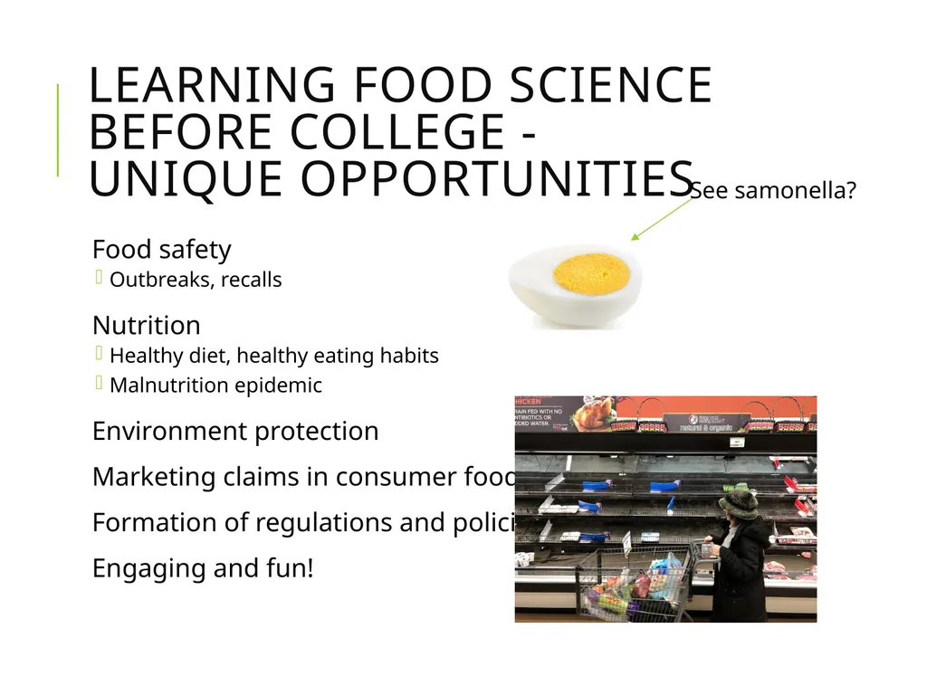 Food Science lessons Glen Li OSU Food Science and - slide 2 of 13