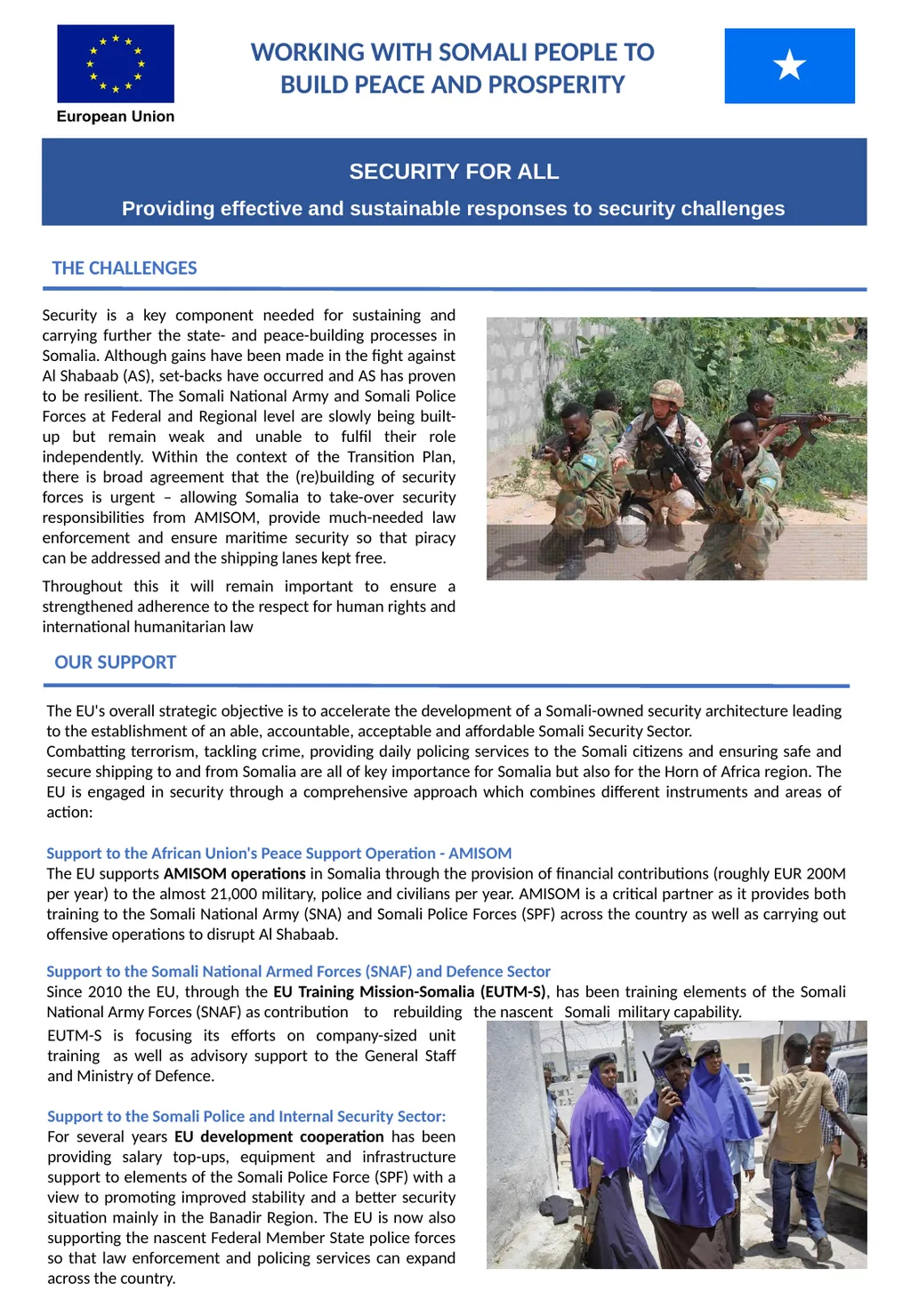 Security is a key component needed for sustaining