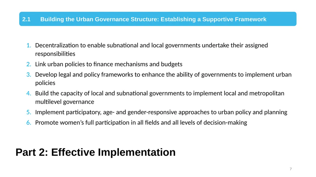 Guidelines for Reporting on the Implementation of - slide 7 of 11