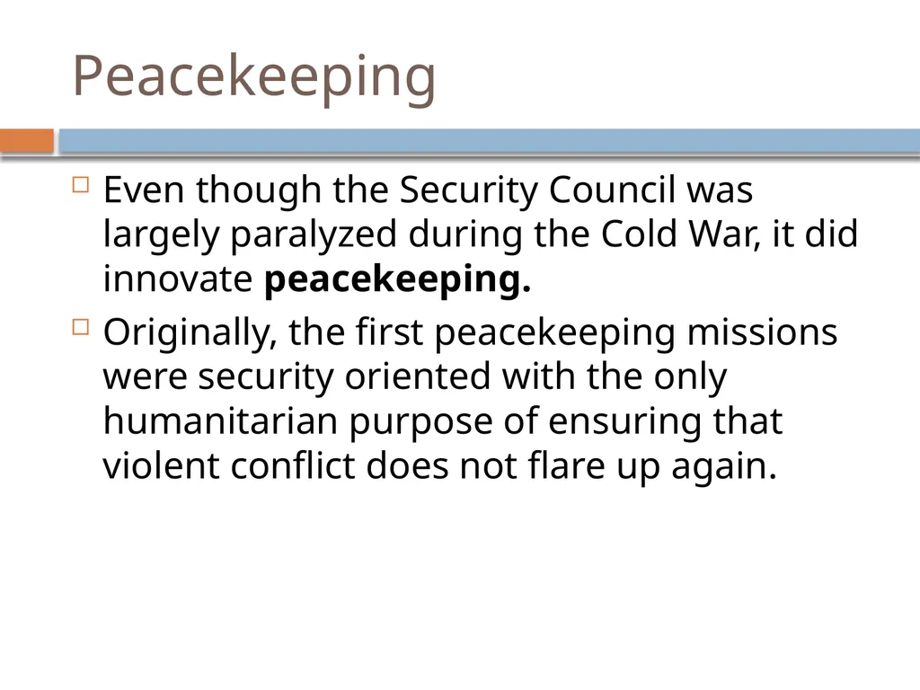 Chapter 4: The United Nations and Multilateral - slide 5 of 20