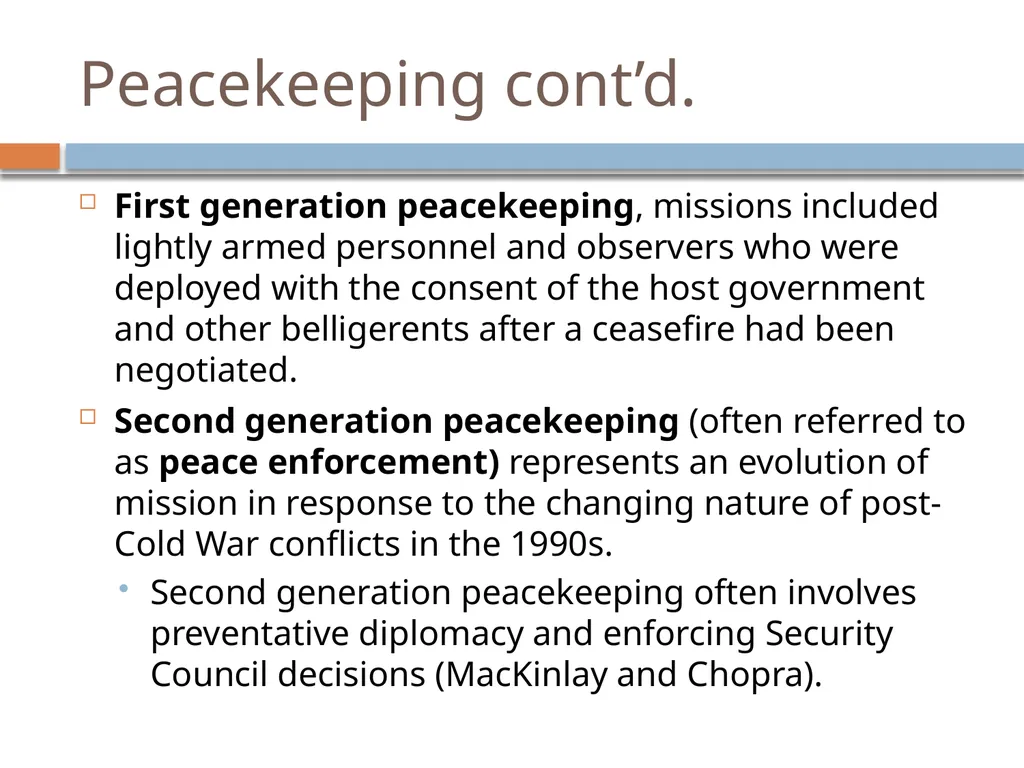 Chapter 4: The United Nations and Multilateral - slide 6 of 20