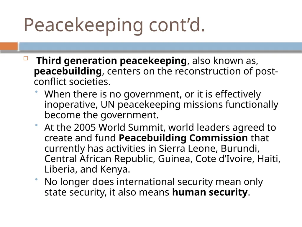 Chapter 4: The United Nations and Multilateral - slide 7 of 20