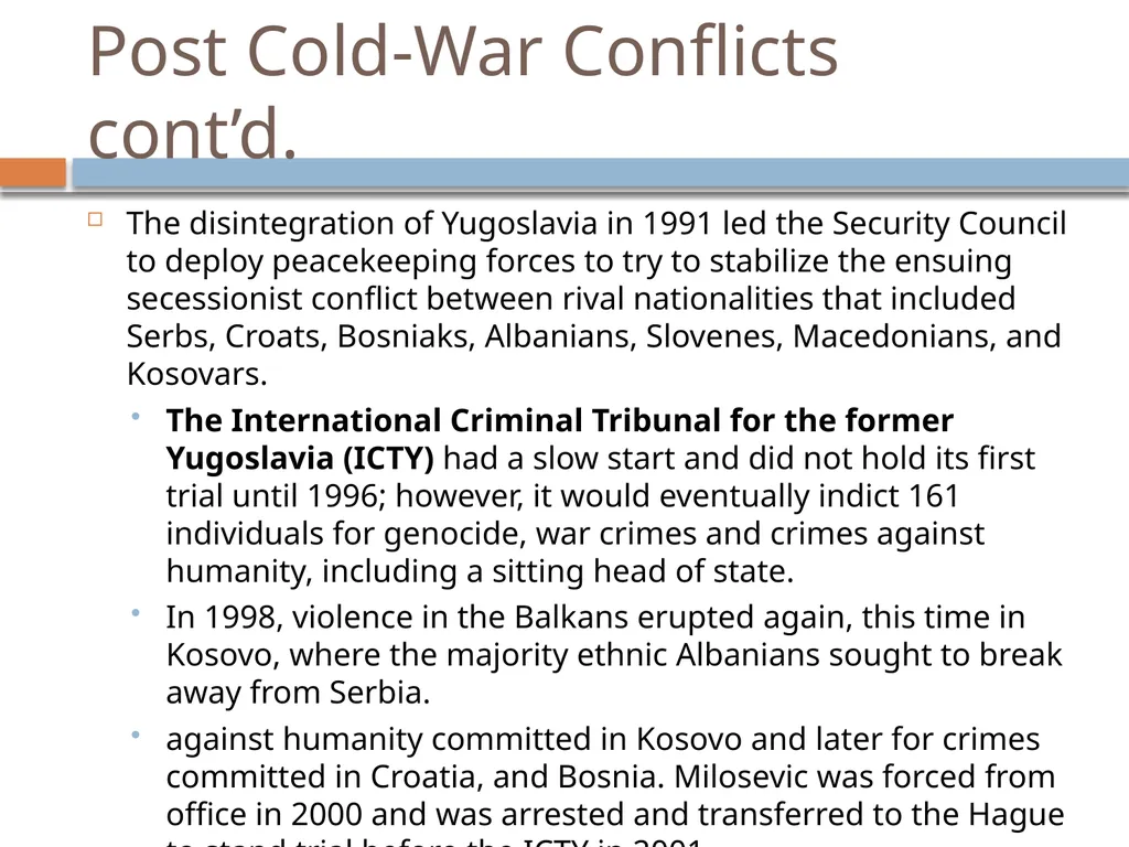 Chapter 4: The United Nations and Multilateral - slide 9 of 20