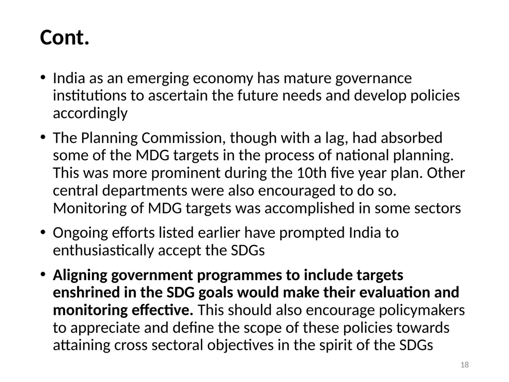 Means of Implementation -MoI (Focus SDG 17) Sachin - slide 18 of 21